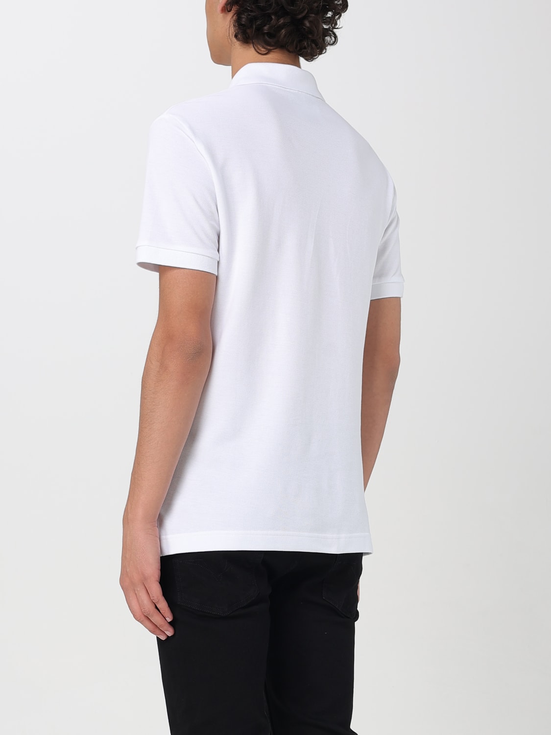 VERSACE JEANS COUTURE: Polo shirt men - White | Versace