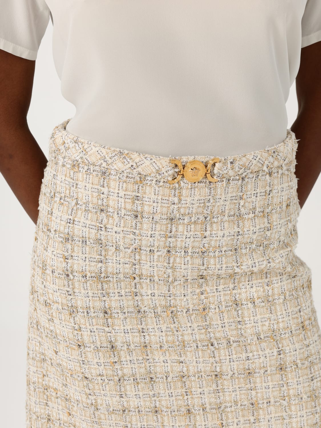 VERSACE SKIRT: Skirt woman Versace, Multicolor - Img 4