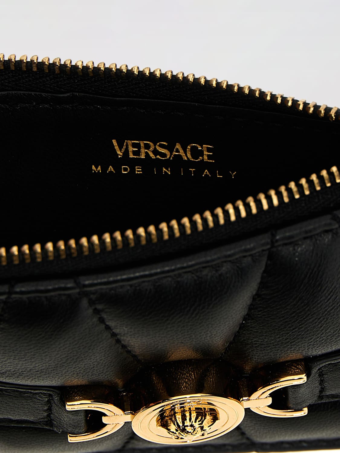 VERSACE WALLET: Versace women's wallet, Black - Img 3