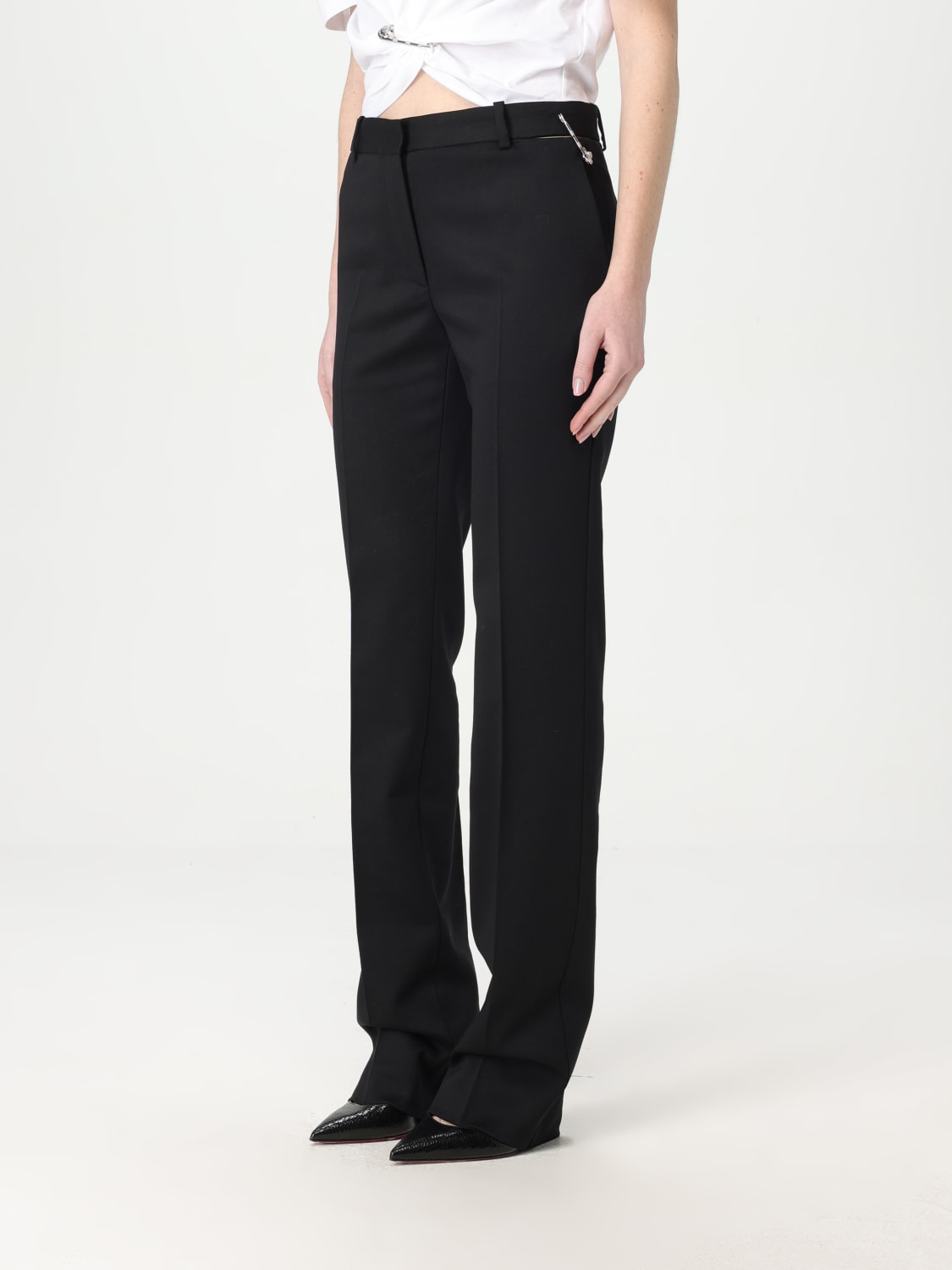パンツ VERSACE Woman Pants Black 10180211A12258 1B000 VERSACE: Pants woman - Black | Versace pants 10180211A12258