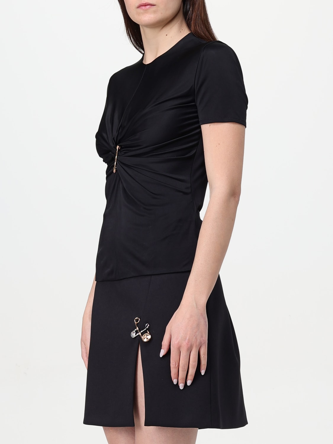 VERSACE TOP: Top woman Versace, Black - Img 4