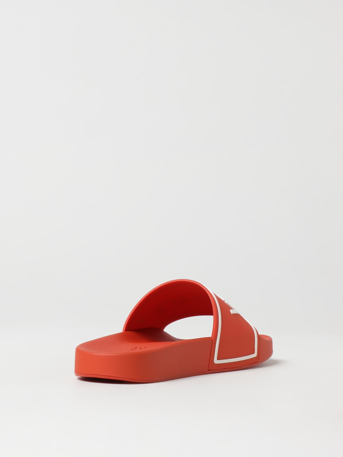サンダル VERSACE Men Sandals Orange 10184961A13176 1RC10 Logo Sliders Orange | VERSACE US