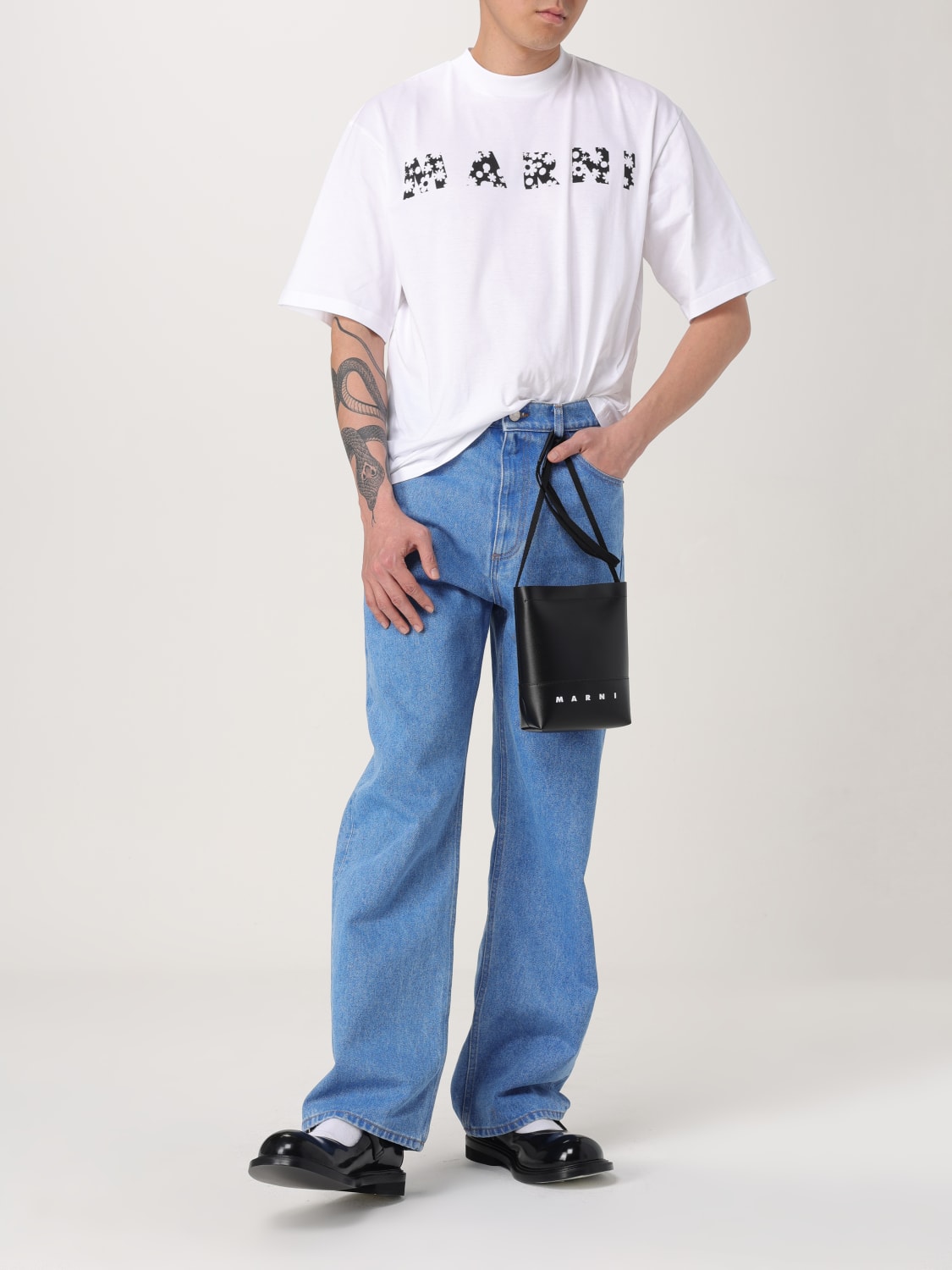 MARNI JEANS: Pants men Marni, Blue - Img 2