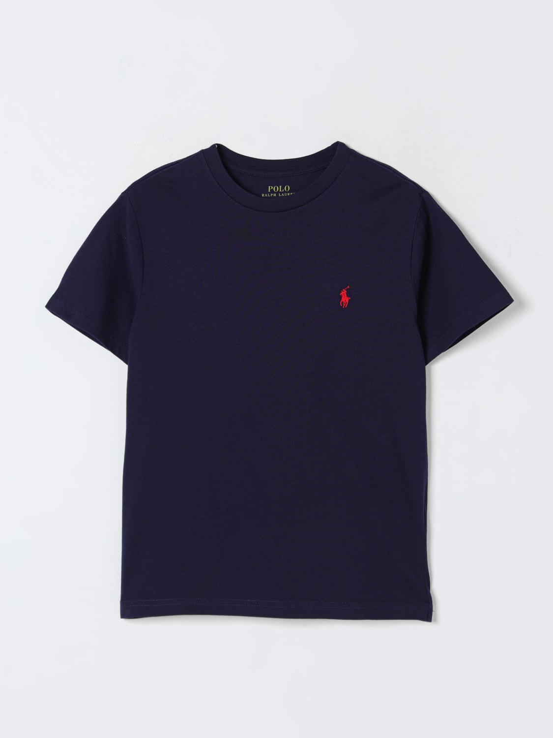 Tシャツ・カットソー POLO RALPH LAUREN Men T Shirts 710936401001 Blue Polo Ralph Lauren Logo T-shirt - Blue - Men | 710936401001