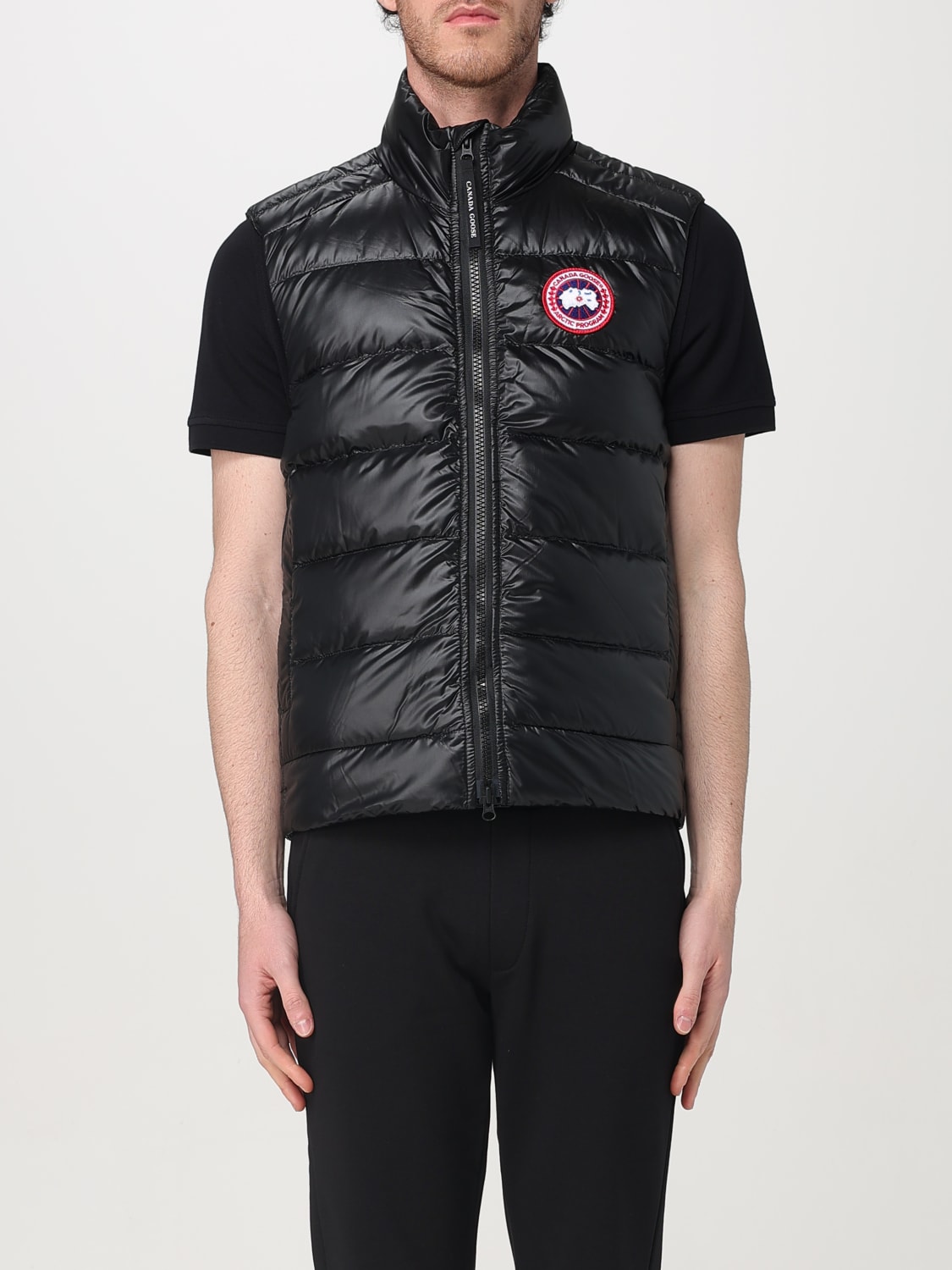 CANADA GOOSE GILET: Gilet imbottito Canada Goose in nylon trapuntato, Nero - Img 1