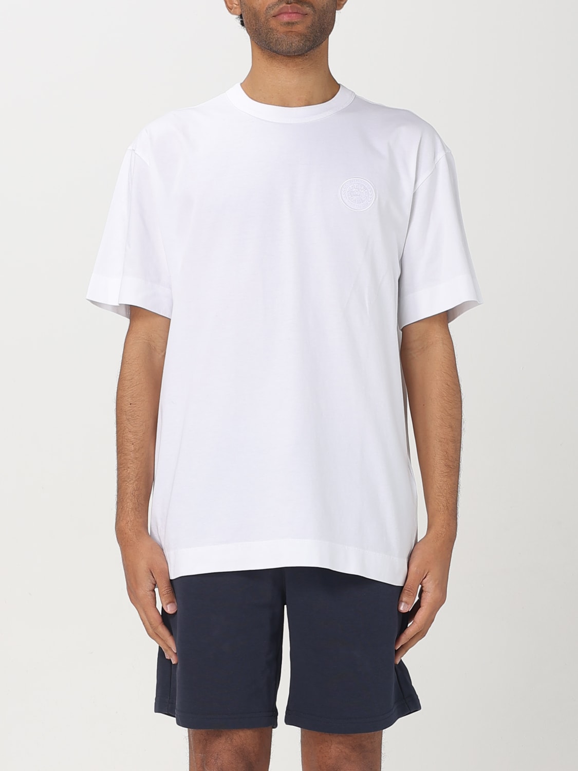 CANADA GOOSE T-SHIRT: T-shirt basic in cotone Canada Goose, Bianco - Img 1