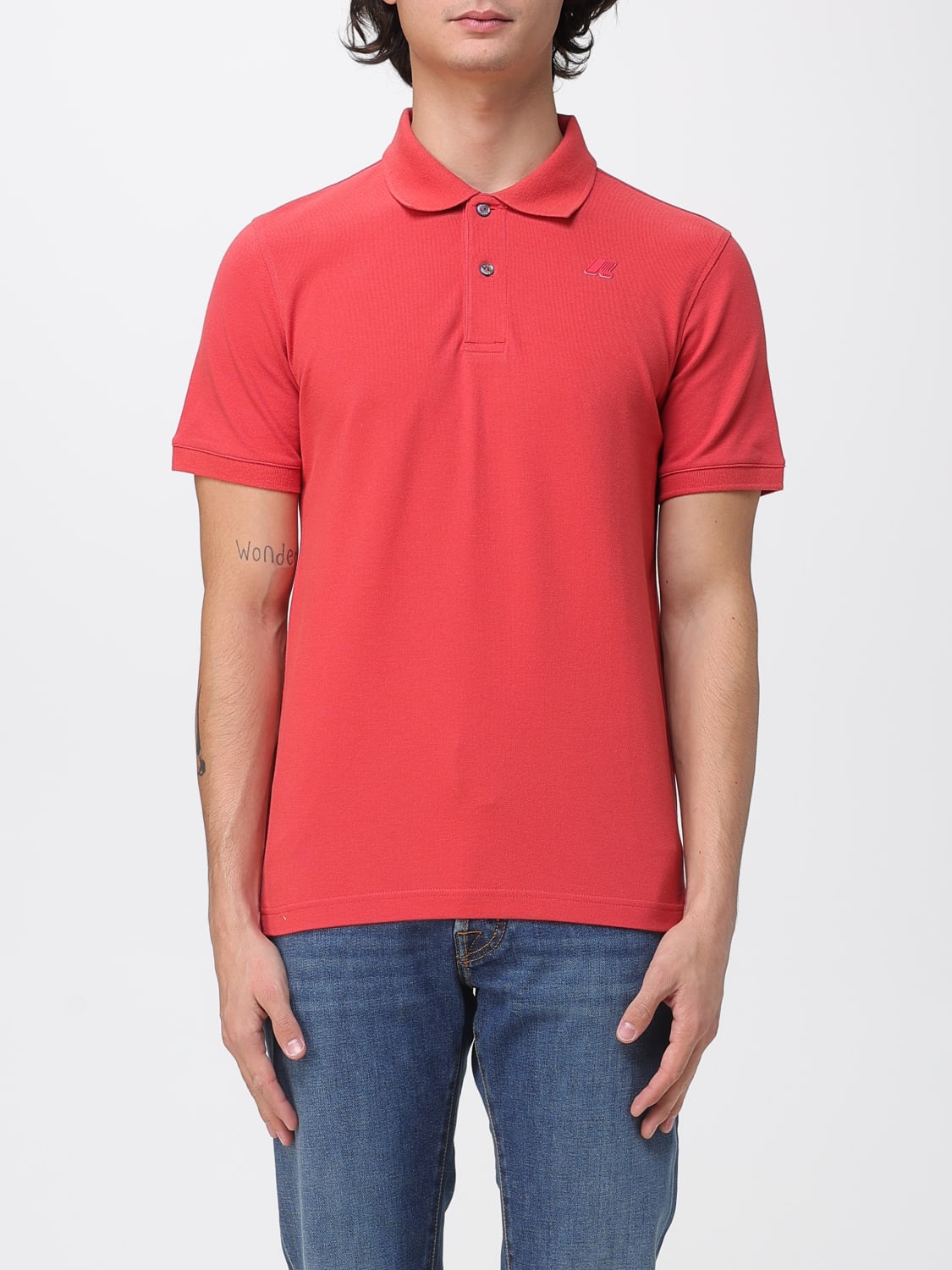 K-WAY POLO SHIRT: T-shirt men K-way, Red - Img 1