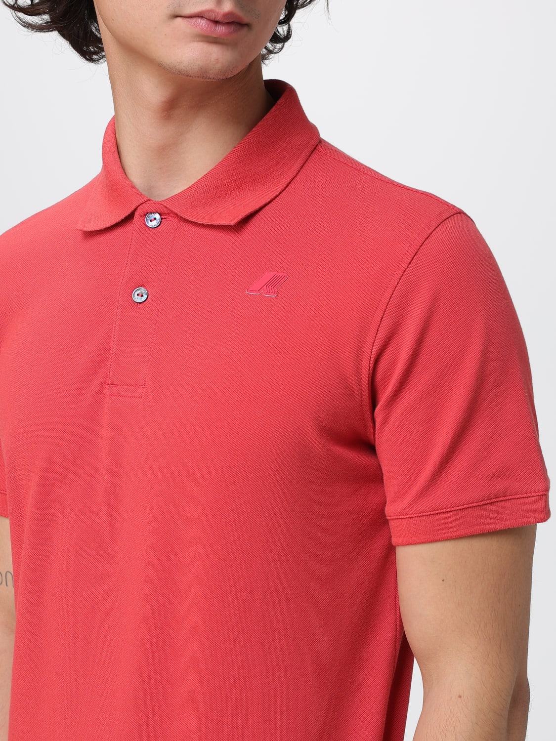 K-WAY POLO SHIRT: T-shirt men K-way, Red - Img 3