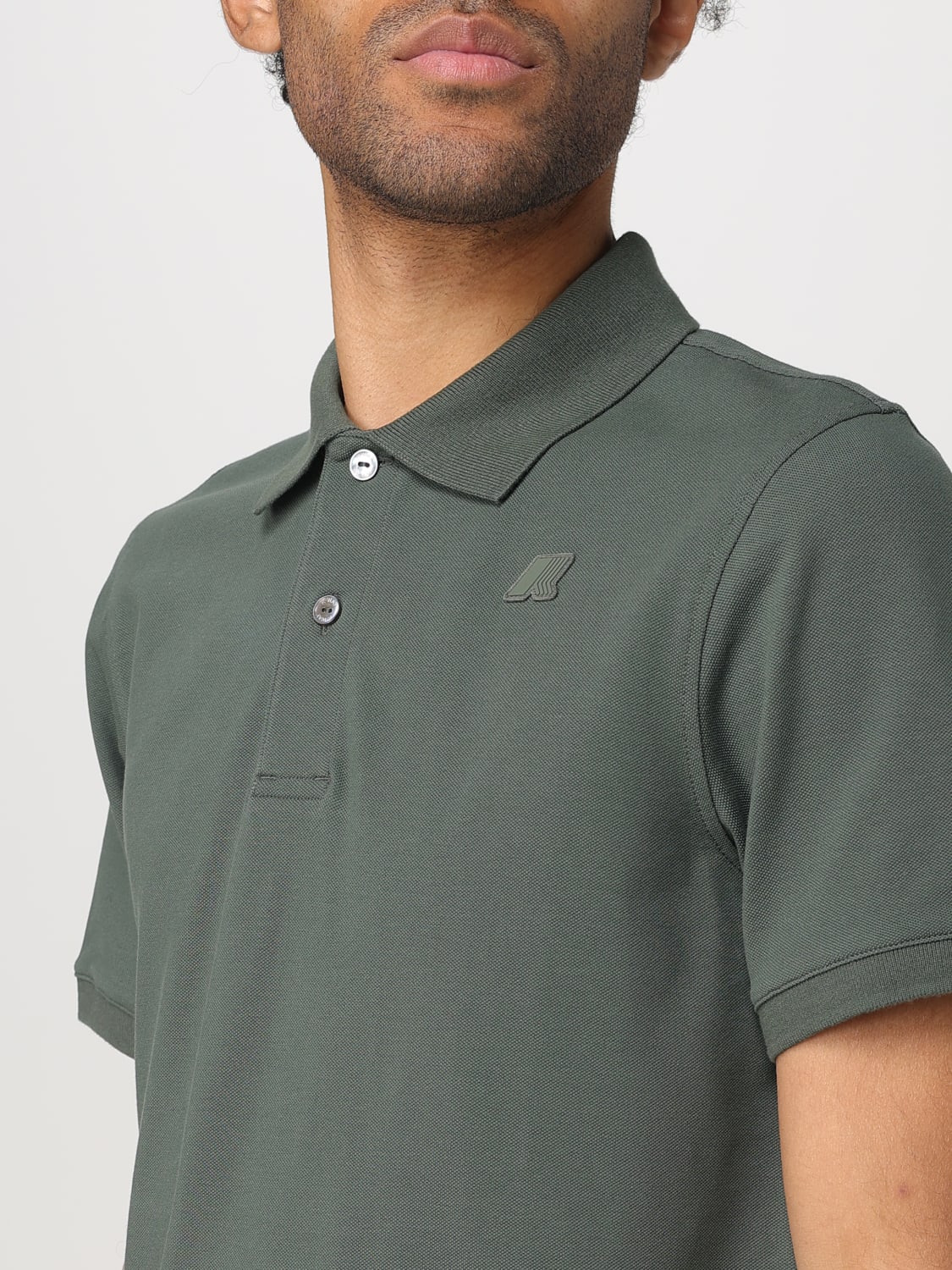 K-WAY POLO: T-shirt herren K-way, Grasgrün - Img 3
