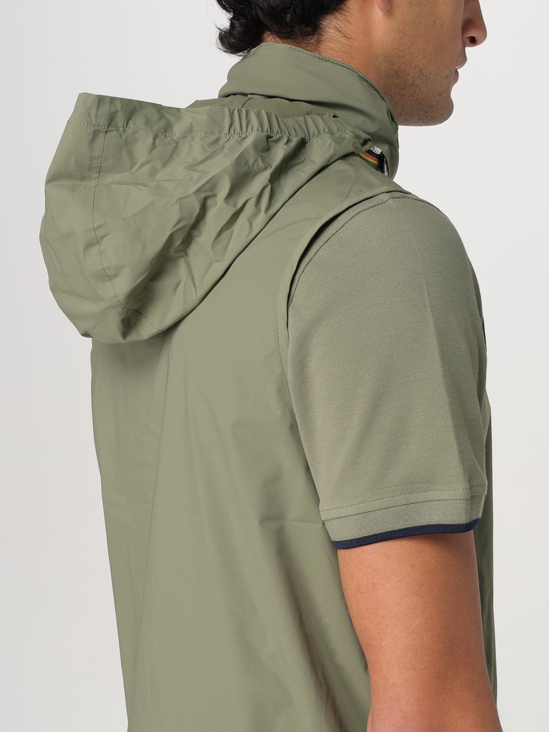 K-WAY GILET: Gilet K-Way in nylon , Verde - Img 4