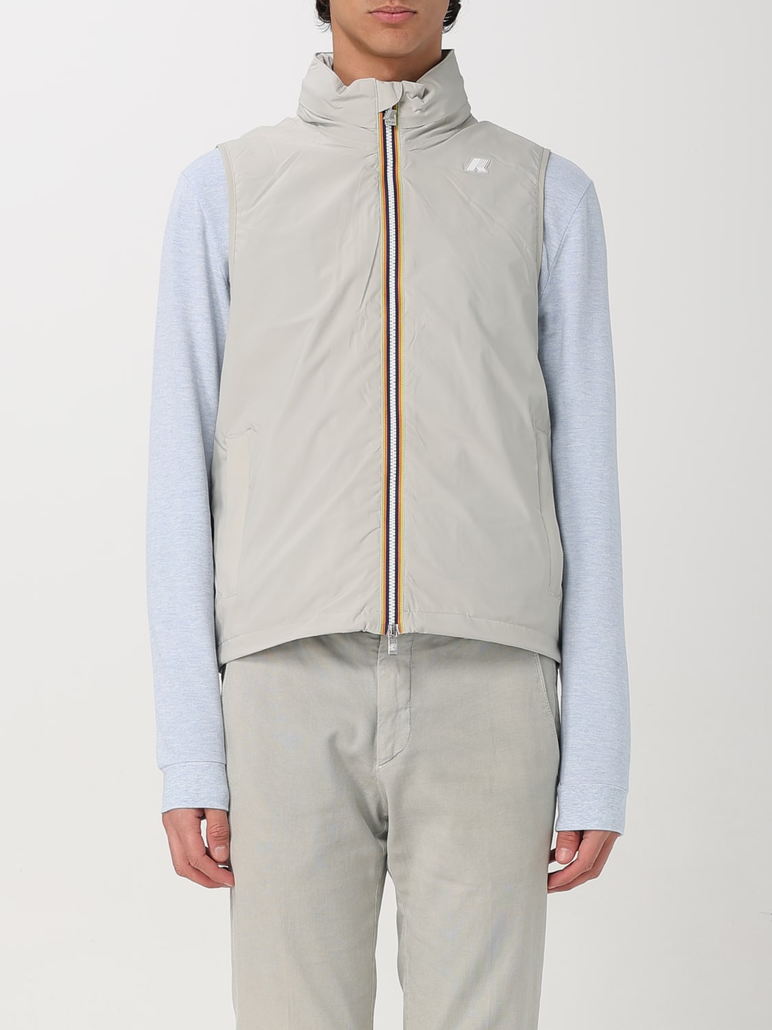 K-WAY WESTE: Mantel herren K-way, Beige - Img 1