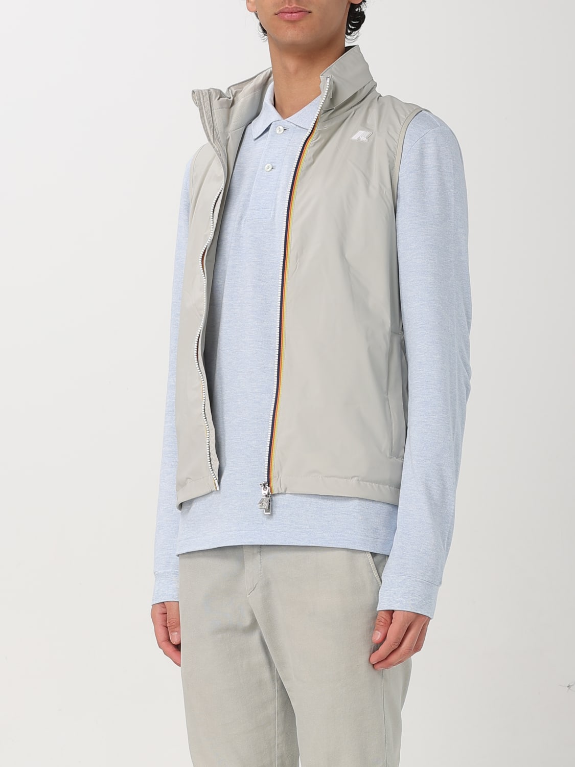 K-WAY WESTE: Mantel herren K-way, Beige - Img 3