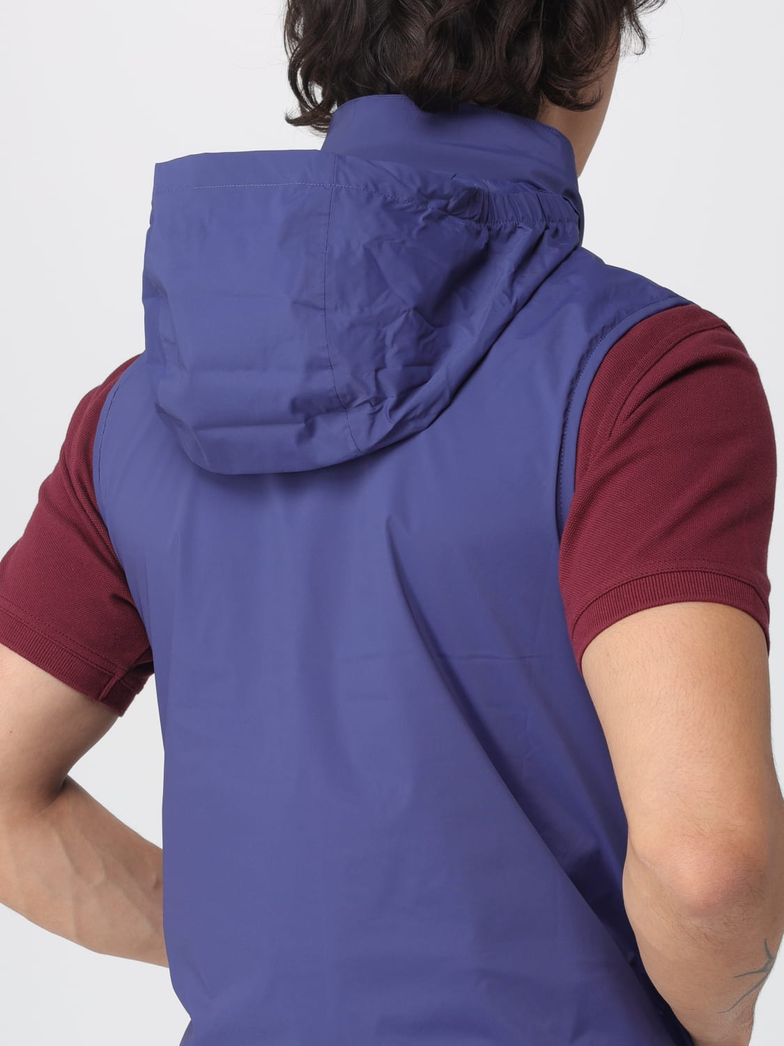 K-WAY SUIT VEST: Coat men K-way, Cobalt - Img 4