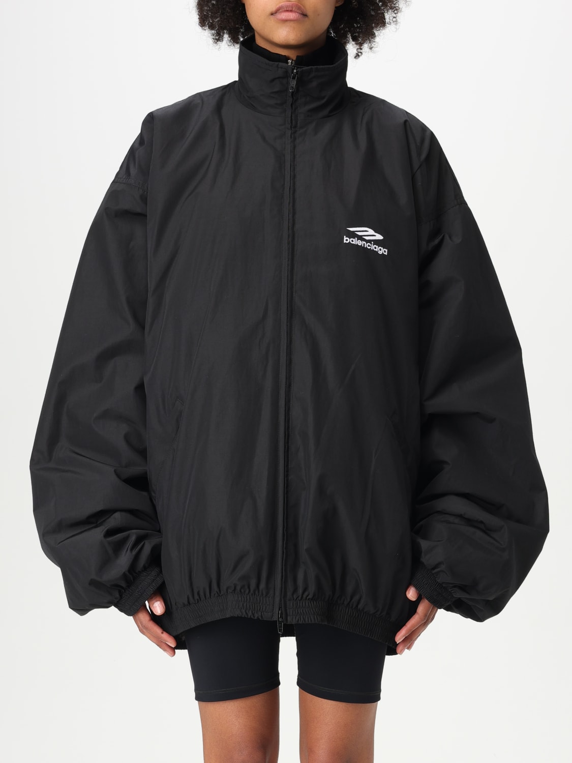 ジャケット BALENCIAGA Woman Jacket Black 817650TPQ38 1000 BALENCIAGA: Jacket woman - Black | Balenciaga jacket