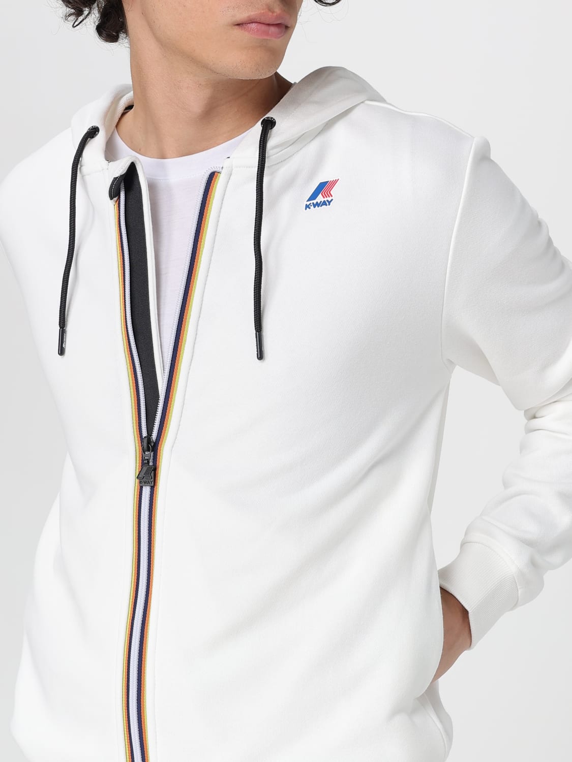 K-WAY SWEATSHIRT: Pullover herren K-way, Weiß - Img 4