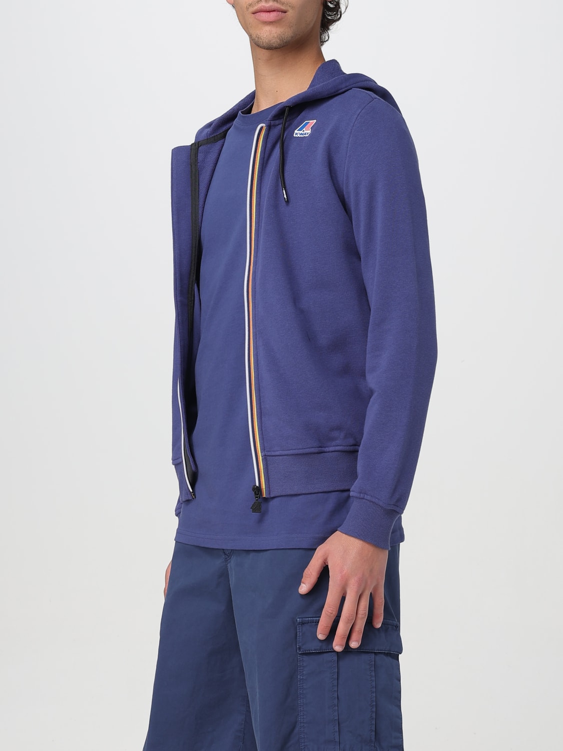 K-WAY SWEATSHIRT: Sweater men K-way, Blue - Img 3