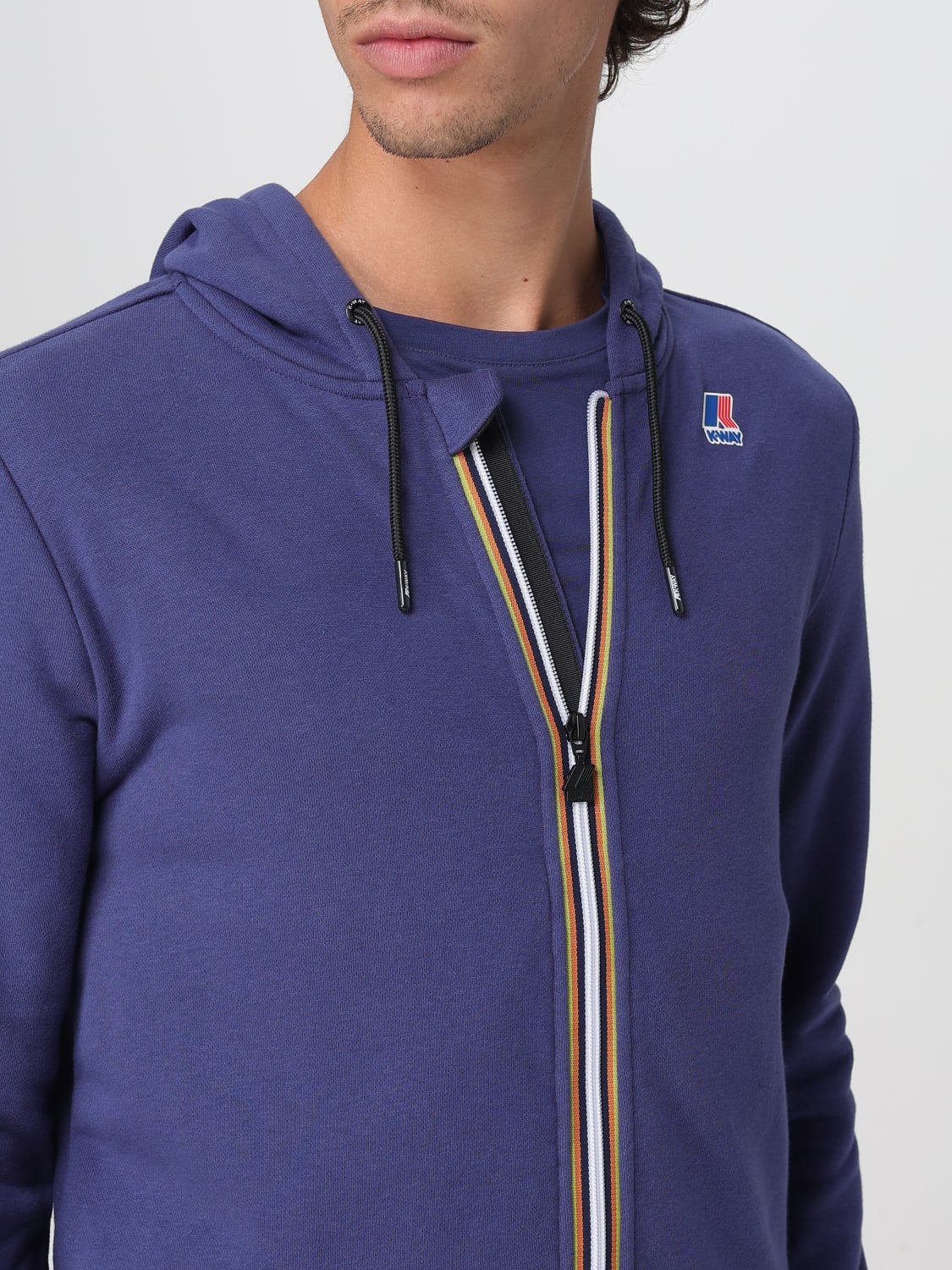 K-WAY SWEATSHIRT: Sweater men K-way, Blue - Img 4