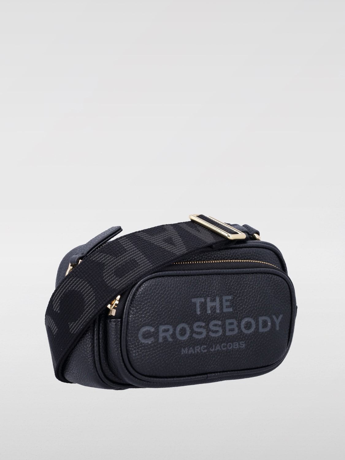 MARC JACOBS BORSA MINI: Borsa The Crossbody Marc Jacobs in pelle a grana , Nero - Img 3