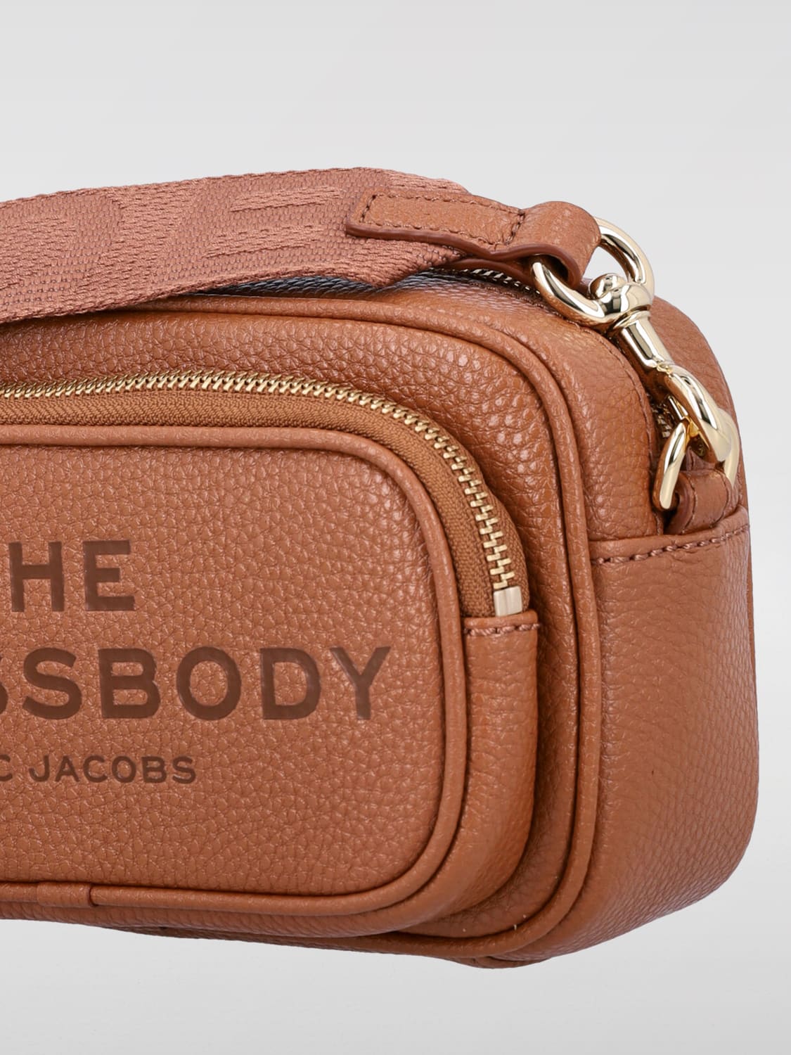 MARC JACOBS: Crossbody bags woman - Brown | Marc Jacobs mini