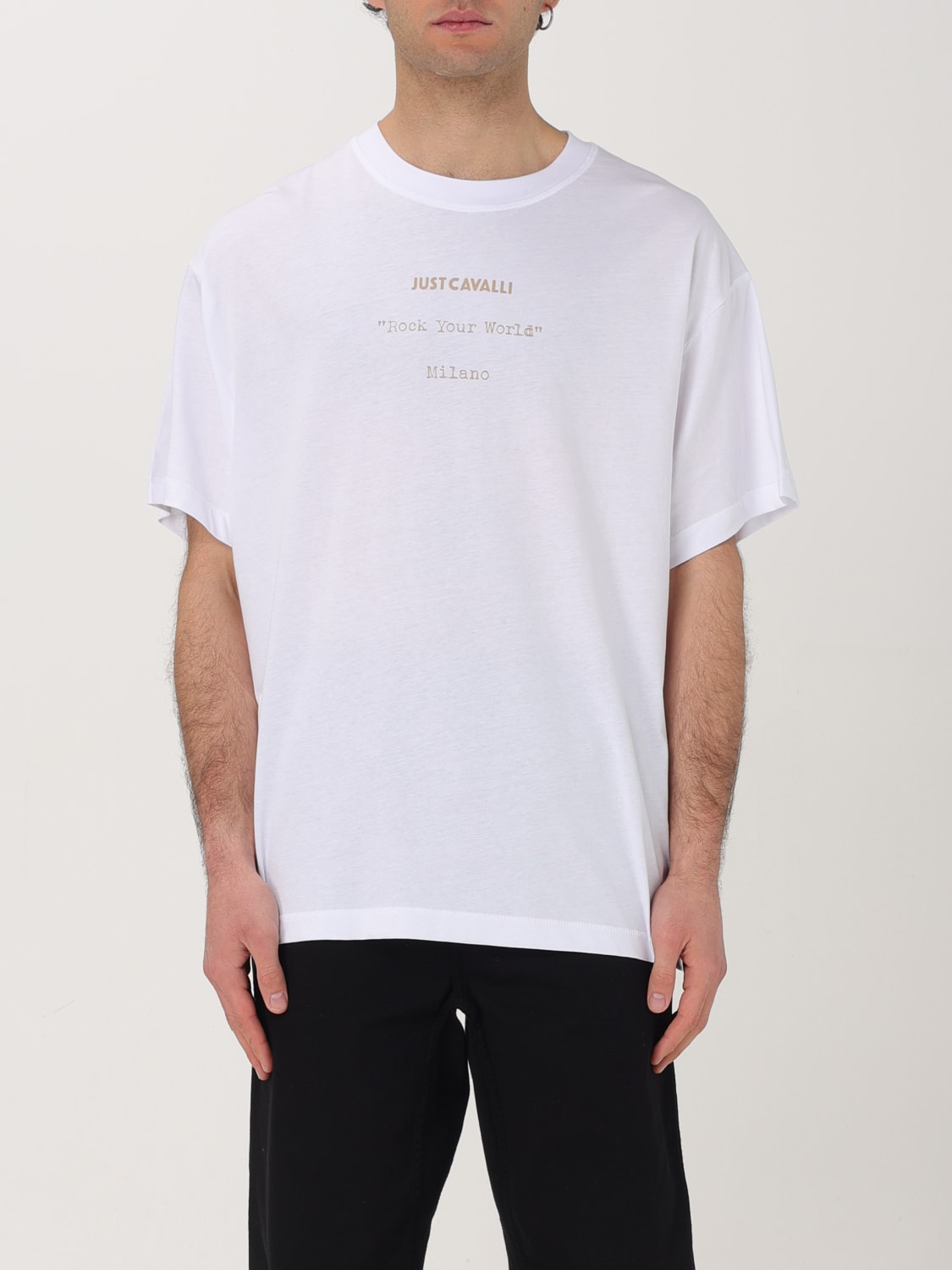 JUST CAVALLI T-SHIRT: T-shirt men Just Cavalli, White - Img 1
