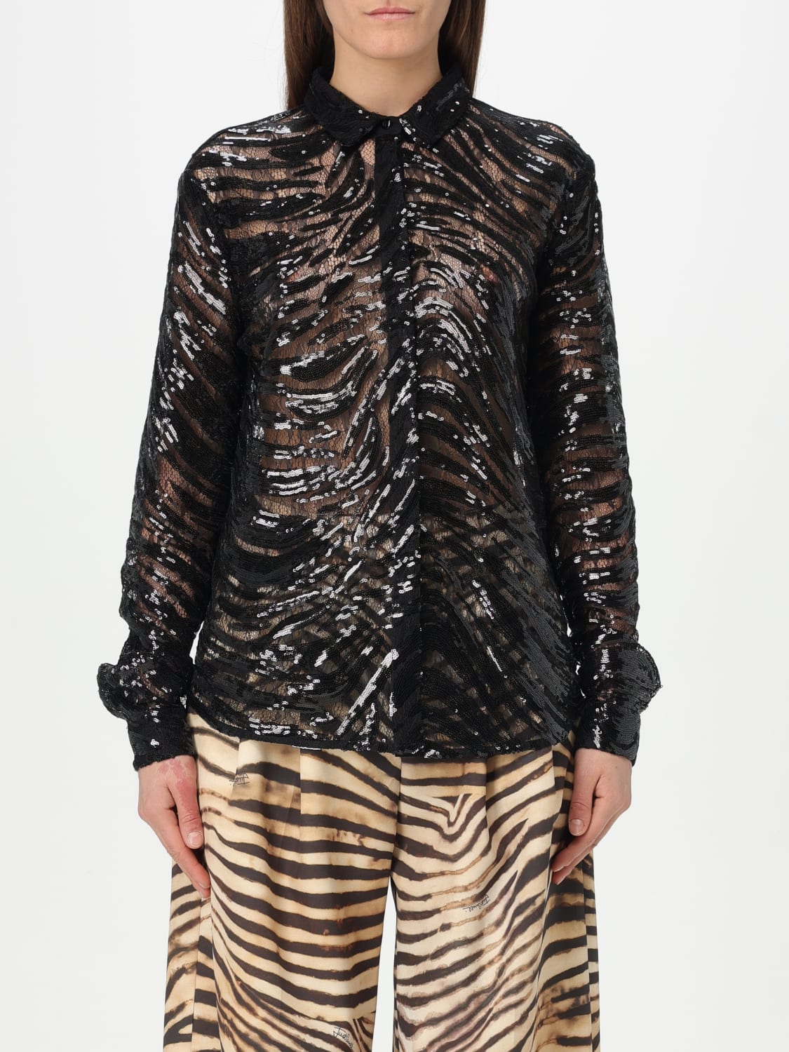 JUST CAVALLI SHIRT: Shirt woman Just Cavalli, Black - Img 1