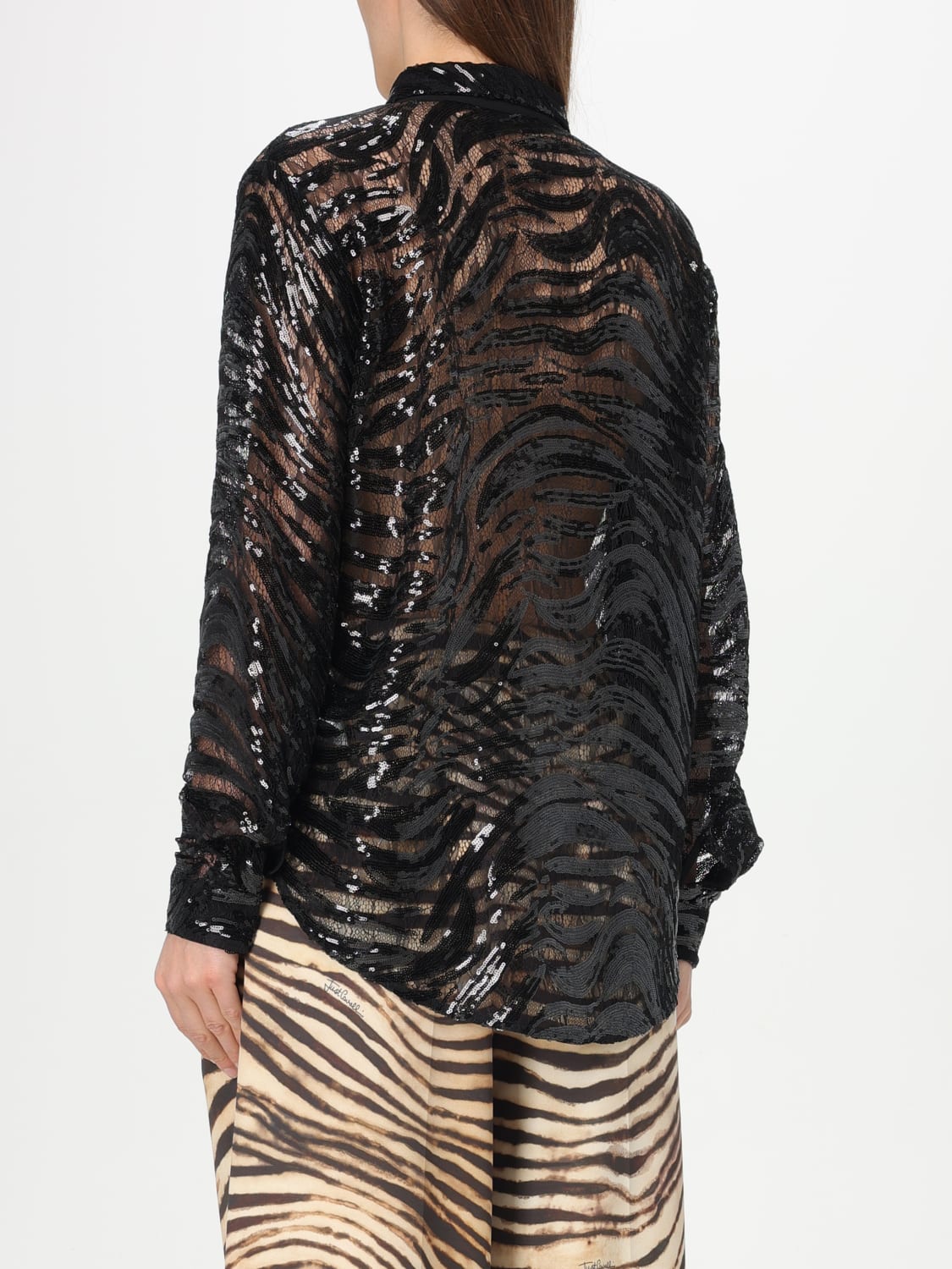JUST CAVALLI SHIRT: Shirt woman Just Cavalli, Black - Img 3