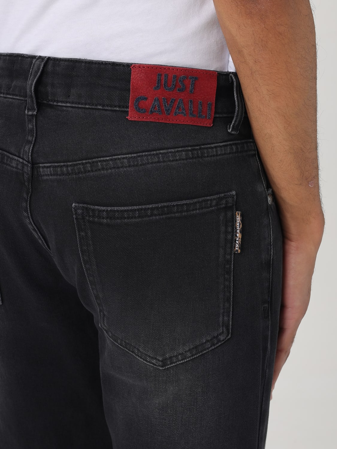 JUST CAVALLI JEANS: Jeans men Just Cavalli, Black - Img 3