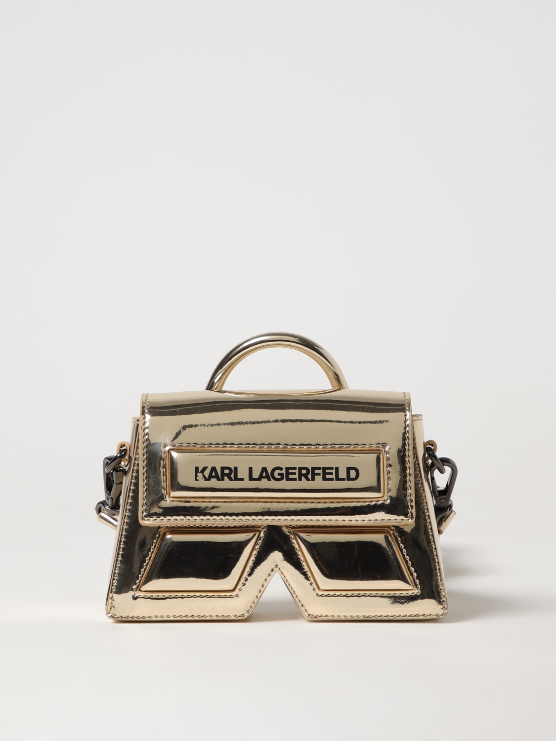 KARL LAGERFELD KIDS BORSA: Borsa a tracolla IKON K Karl Lagerfeld Kids, Giallo - Img 1