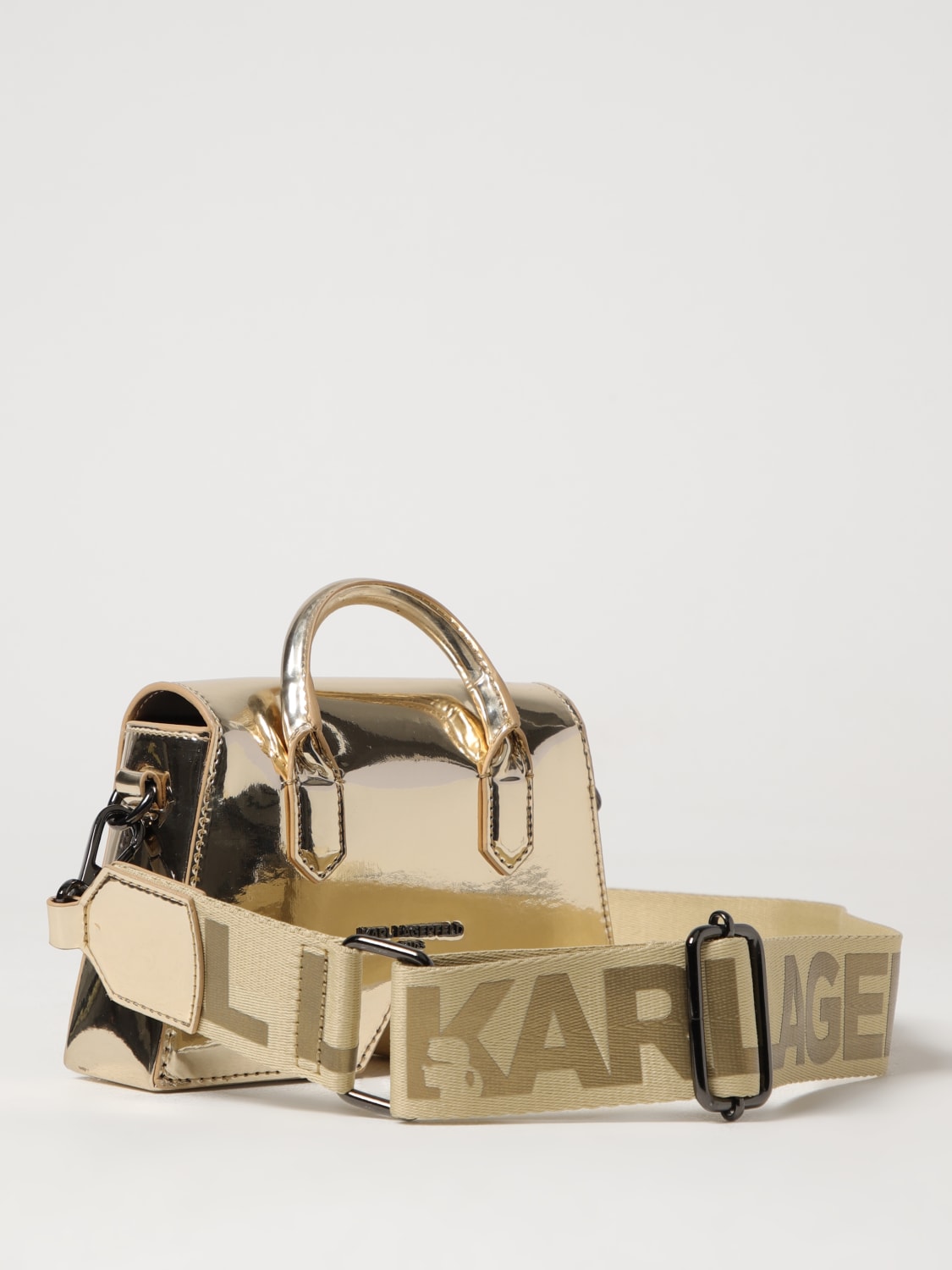 KARL LAGERFELD KIDS BORSA: Borsa a tracolla IKON K Karl Lagerfeld Kids, Giallo - Img 2