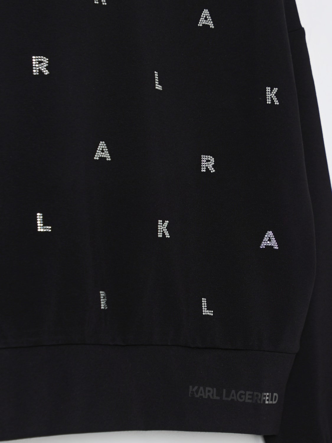 KARL LAGERFELD KIDS SWEATER: Sweater kids Karl Lagerfeld Kids, Black - Img 3