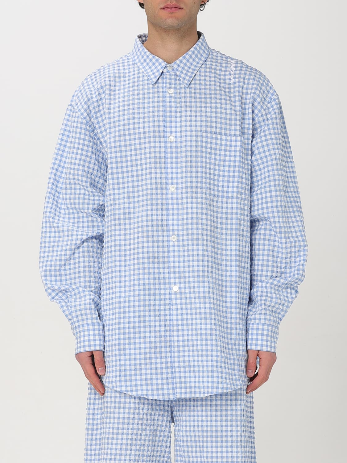 MARNI SHIRT: Shirt men Marni, Blue - Img 1