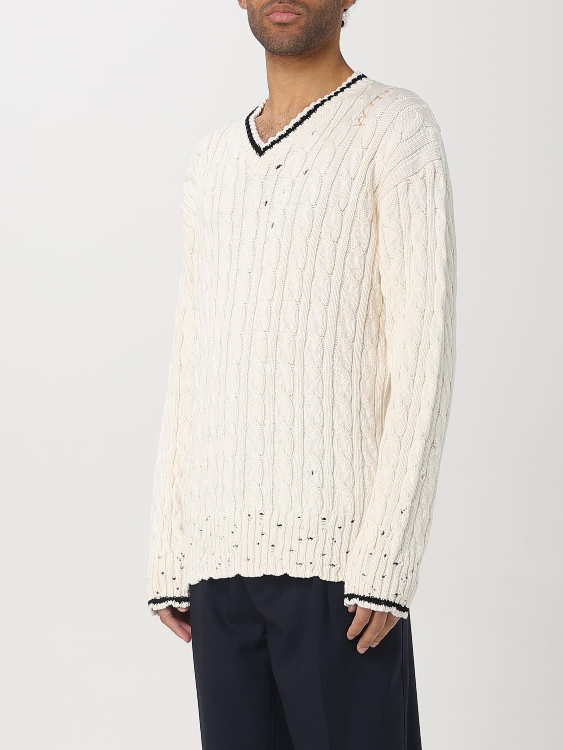 MARNI СВИТЕР: Кардиган Мужское Marni, Белый - Img 4