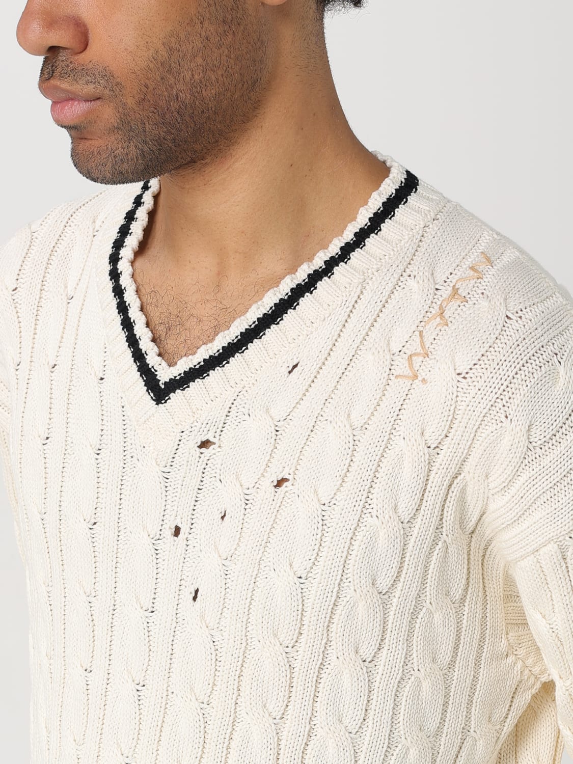 MARNI СВИТЕР: Кардиган Мужское Marni, Белый - Img 5