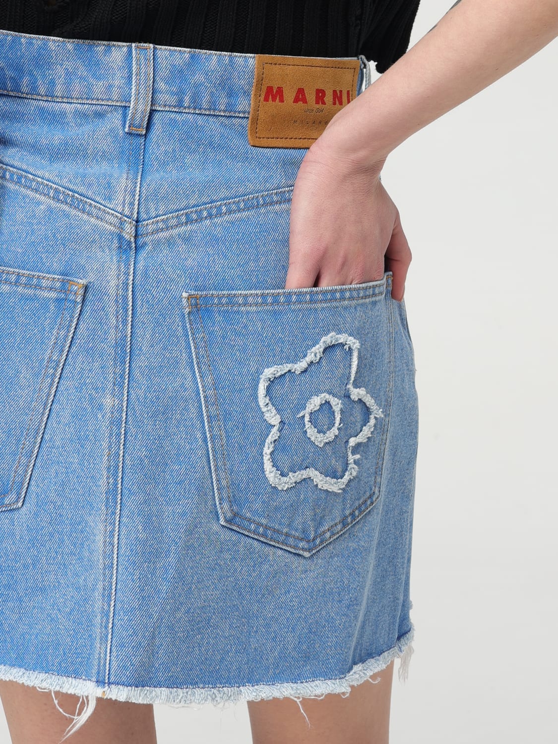 スカート MARNI Woman Skirt Blue GOJD0457Q2USCX34 PCB44 MARNI: Skirt woman - Blue | Marni skirt GOJD0457Q2USCX34
