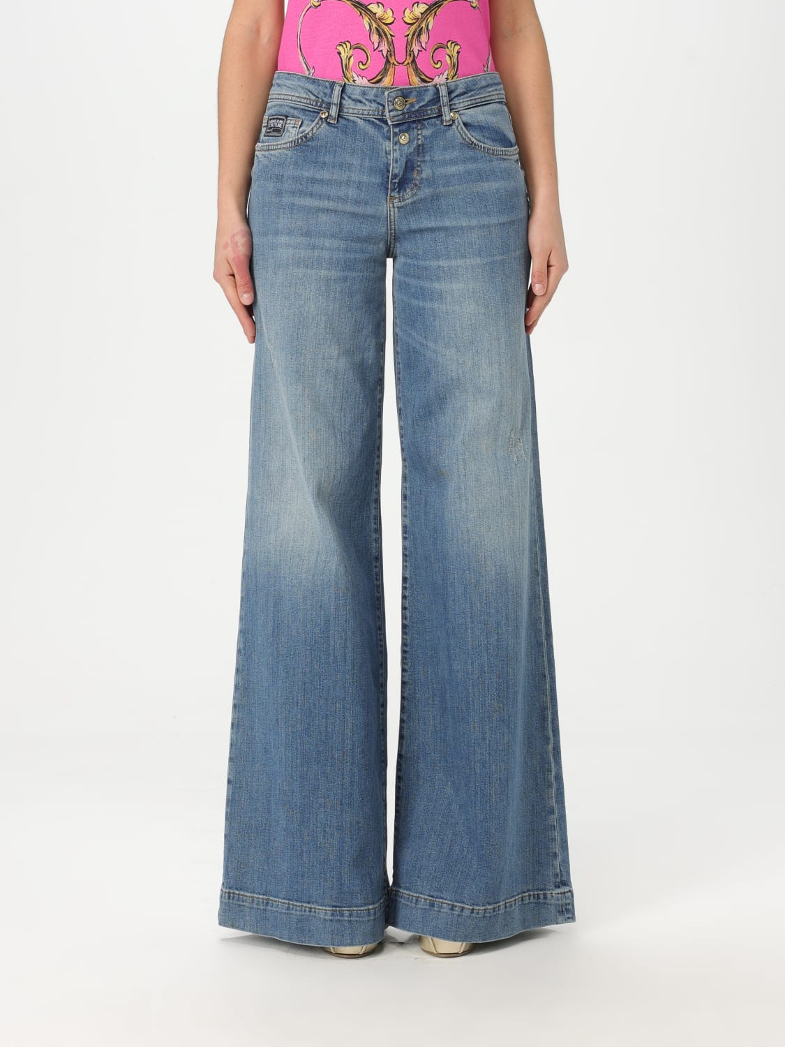 VERSACE JEANS COUTURE JEANS: Jeans Versace Jeans Couture in denim , Fantasia - Img 1