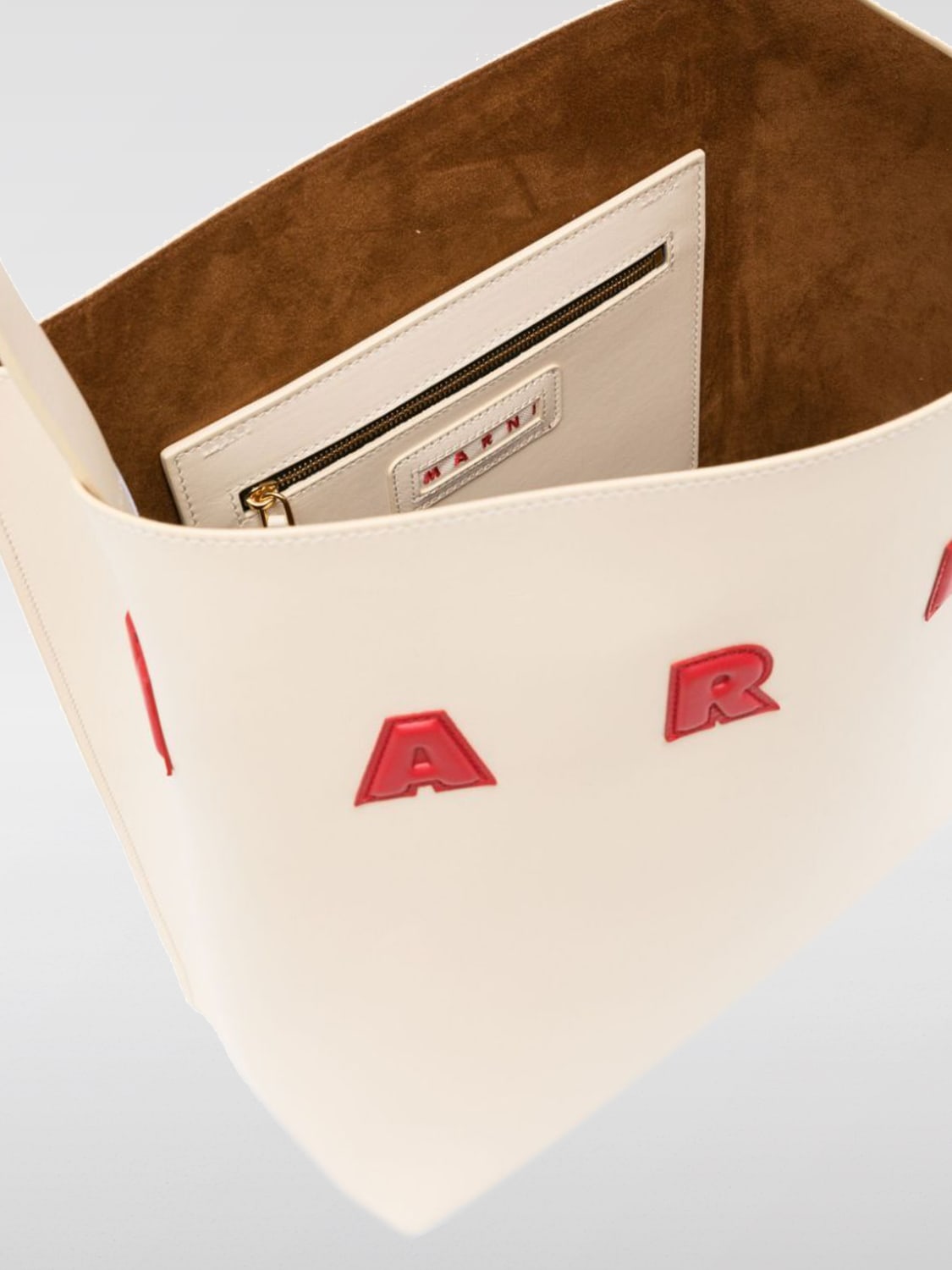ショルダーバッグ・ポシェット MARNI Woman Shoulder bag Ivory SHMP0106U0P6483 ZO721 MARNI: Shoulder bag woman - Ivory | Marni shoulder bag