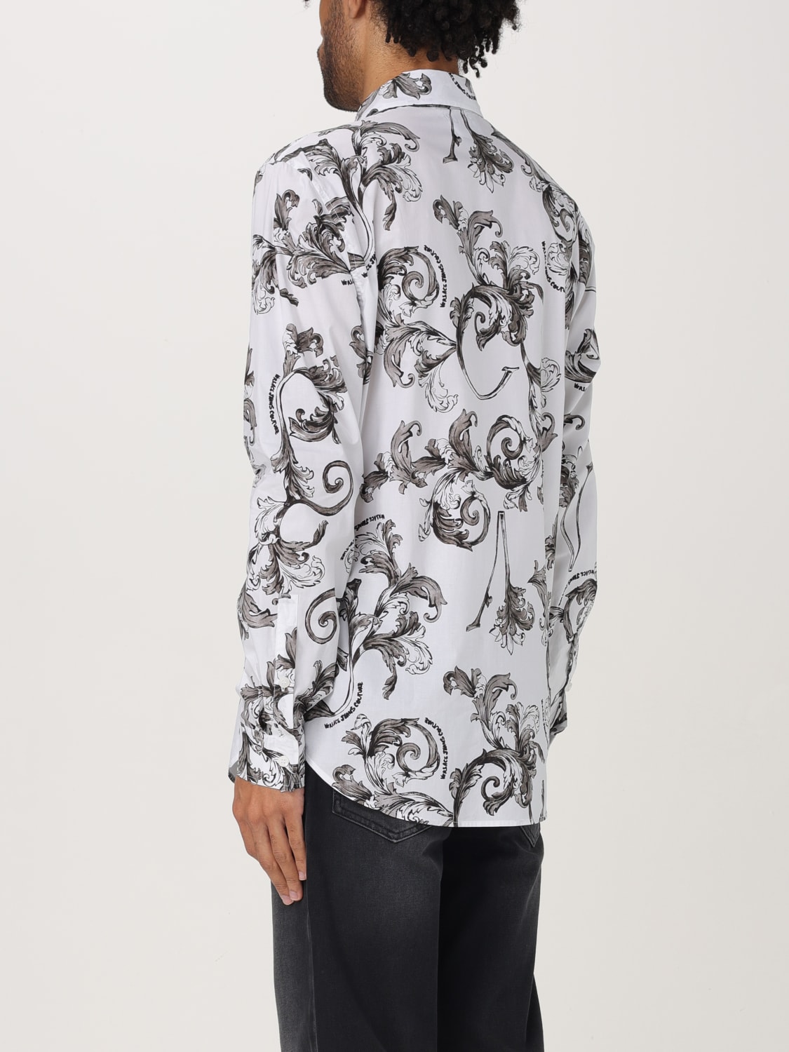 VERSACE JEANS COUTURE CAMISA: Camisa hombre Versace Jeans Couture, Blanco - Img 2