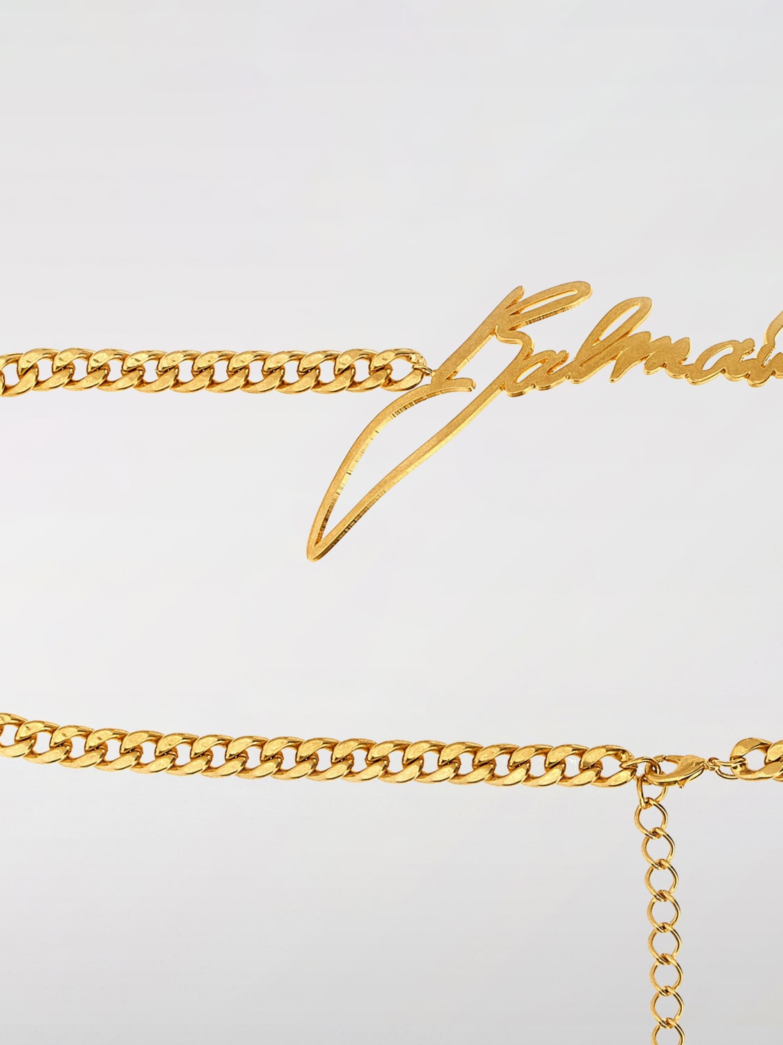 ベルト BALMAIN Woman Belt Gold EN1WG175MBRA X15 BALMAIN: Belt woman - Gold | Balmain belt EN1WG175MBRA