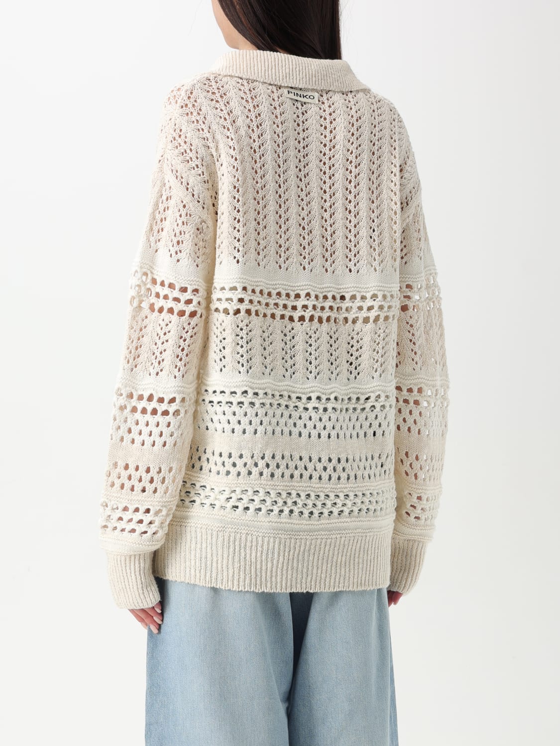 PINKO JERSEY: Jersey mujer Pinko, Blanco - Img 2