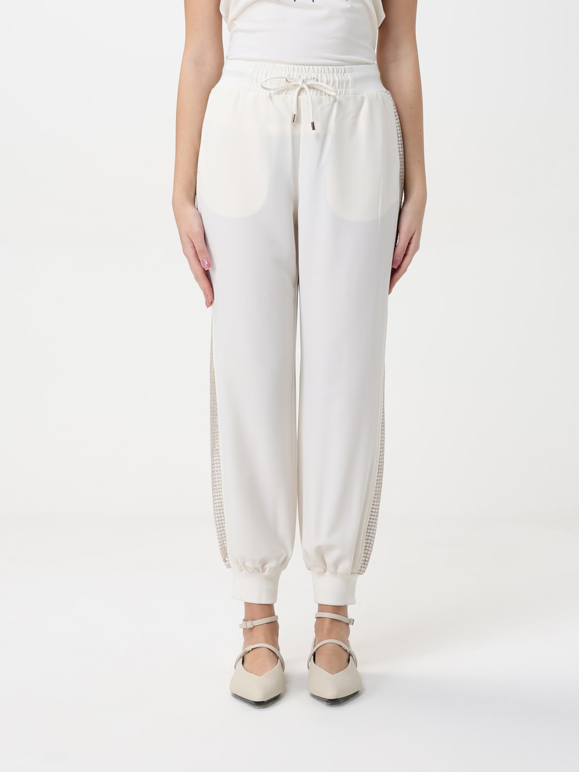 パンツ LIU JO Woman Pants Beige TA5264TS423 M9185 LIU JO: Pants woman - Beige | Liu Jo pants TA5264TS423