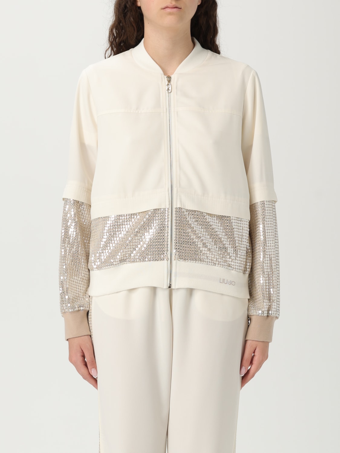 ジャケット LIU JO Women Vests TA5260TS423 M9185 Beige LIU JO: Waistcoat woman - White | Liu Jo jacket TA5260TS423
