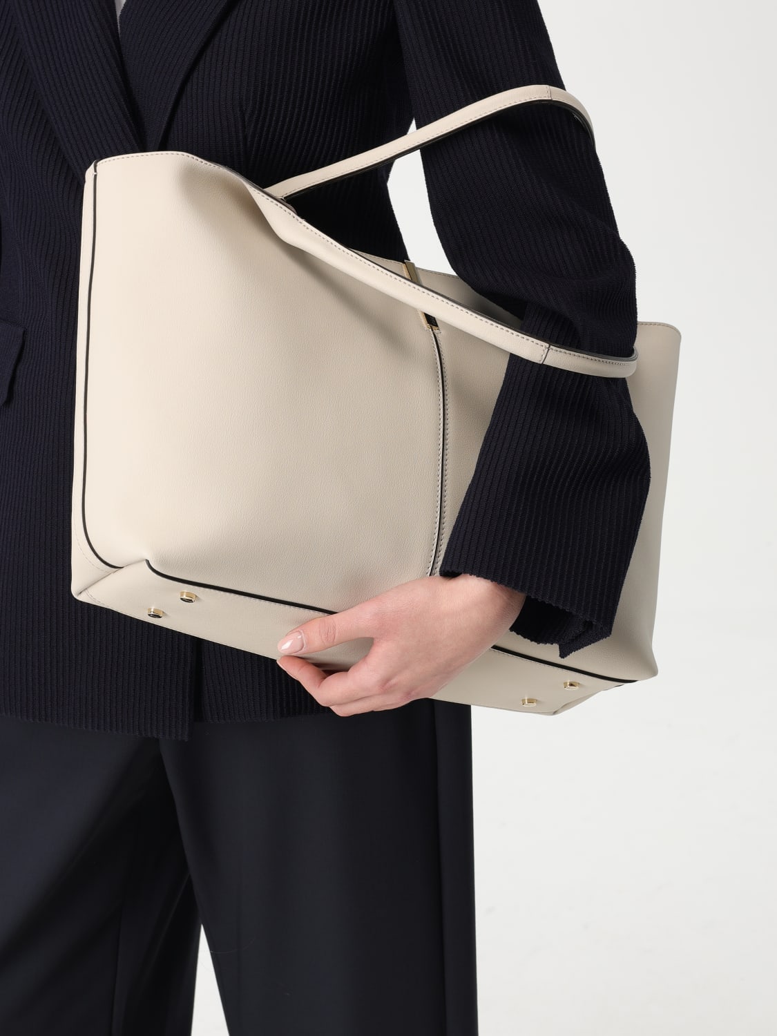 TOD'S SAC CABAS: Sac bandoulière femme Tod's, Blanc - Img 2