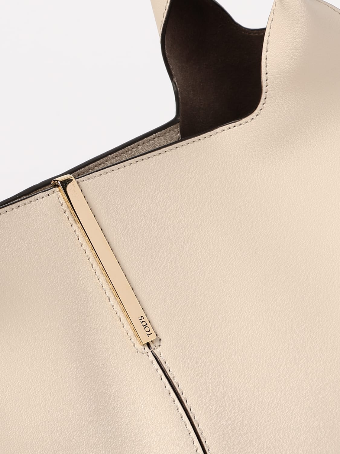 TOD'S SAC CABAS: Sac bandoulière femme Tod's, Blanc - Img 4