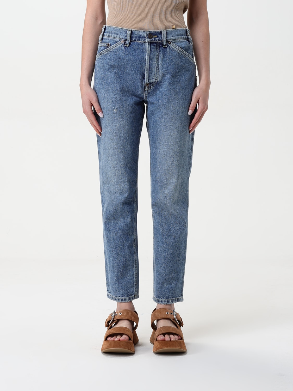 MOSCHINO COUTURE JEANS: Jeans Moschino Couture in denim di cotone , Blue - Img 1