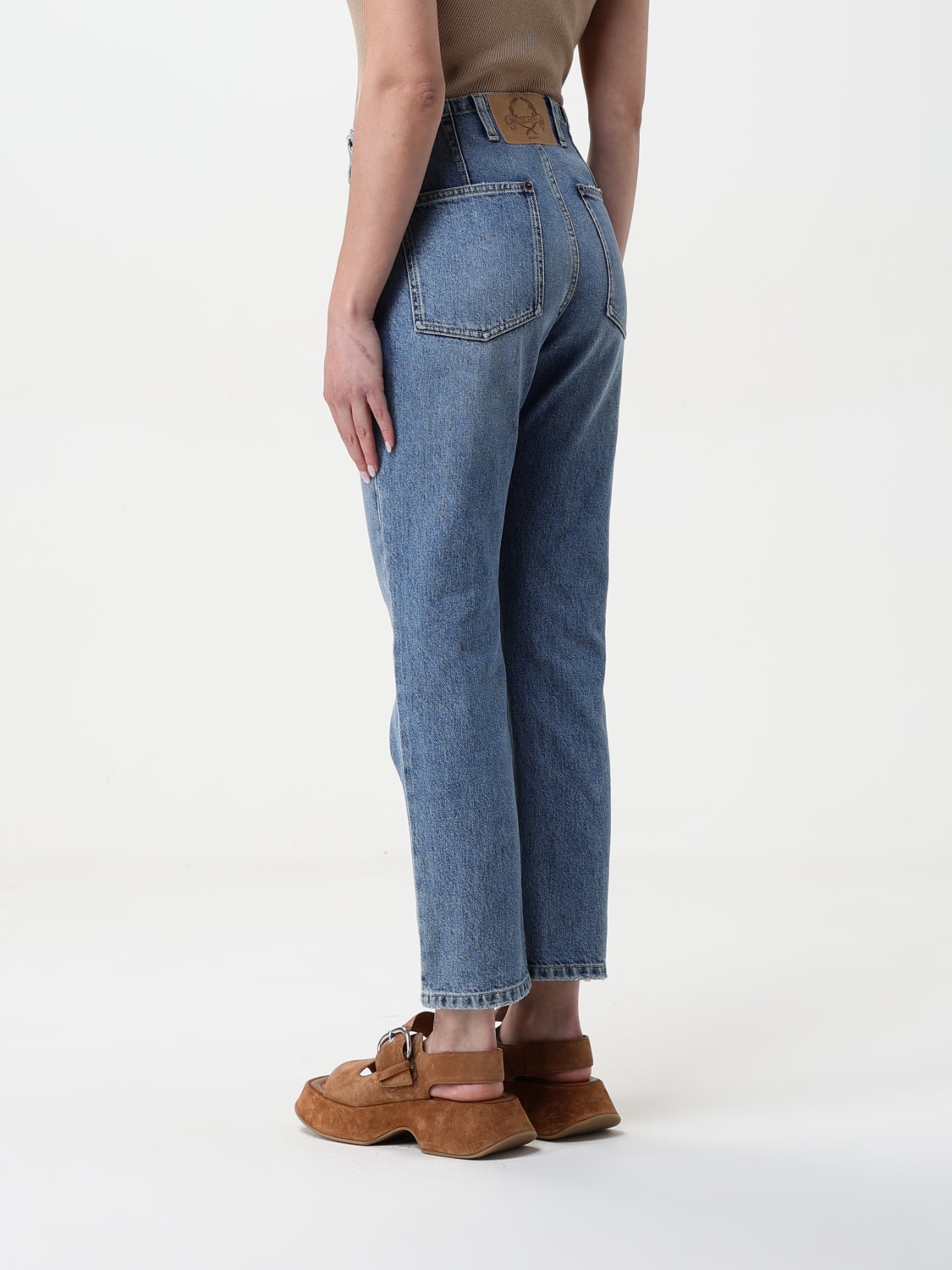 MOSCHINO COUTURE JEANS: Jeans Moschino Couture in denim di cotone , Blue - Img 3