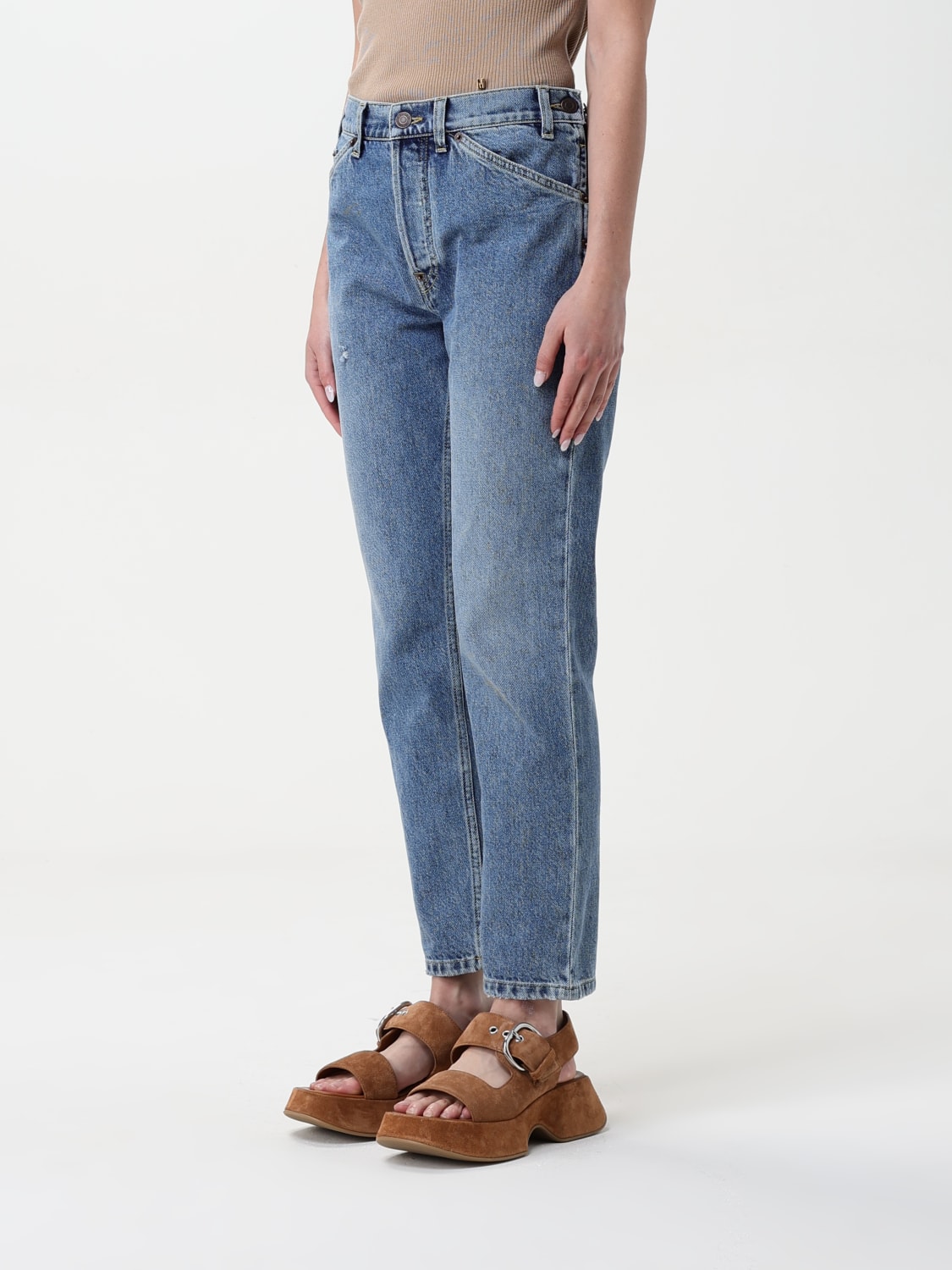 MOSCHINO COUTURE JEANS: Jeans Moschino Couture in denim di cotone , Blue - Img 4