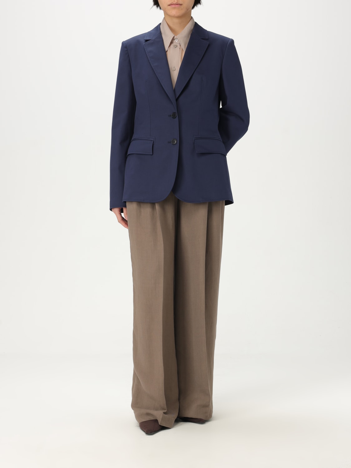 アウターその他 A FERRETTI Woman Blazer Blue 05111624 0290 Alberta Ferretti Outlet: women's blazer - Blue | Alberta