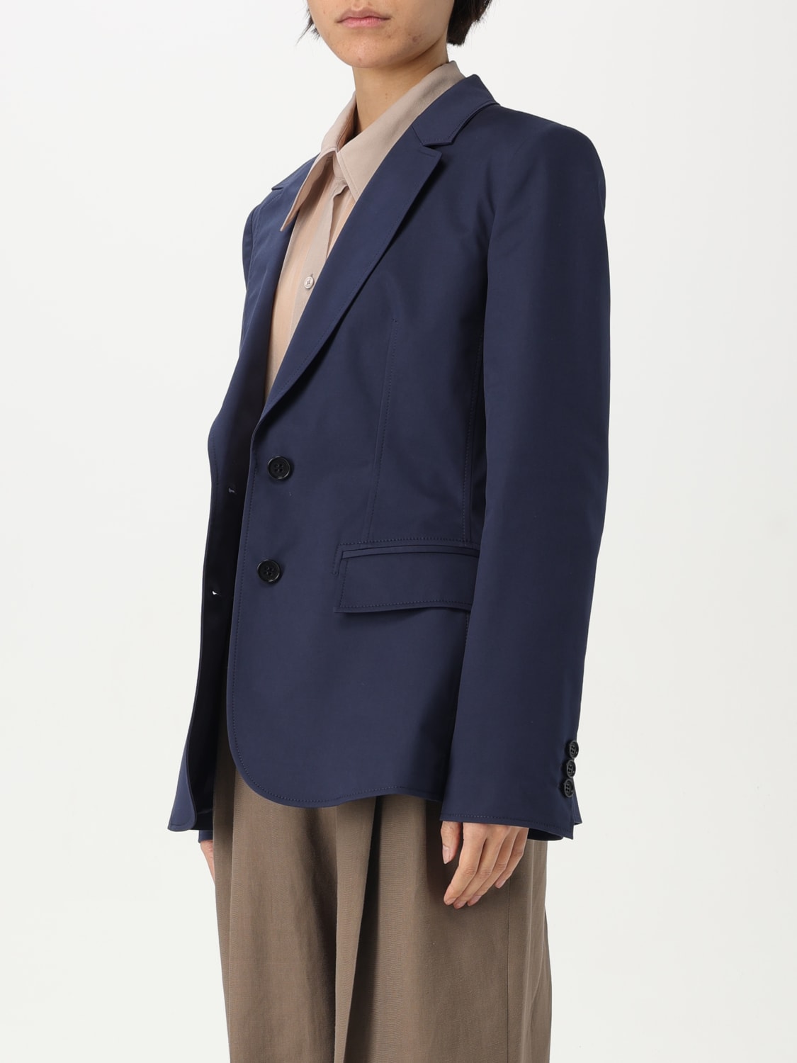 ALBERTA FERRETTI JACKET: Alberta Ferretti women's blazer, Blue - Img 4