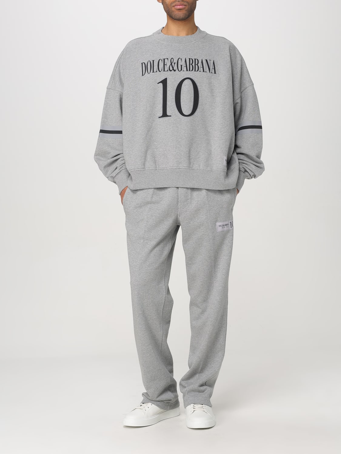 DOLCE & GABBANA SWEATSHIRT: Sweatshirt men Dolce & Gabbana, Grey - Img 2