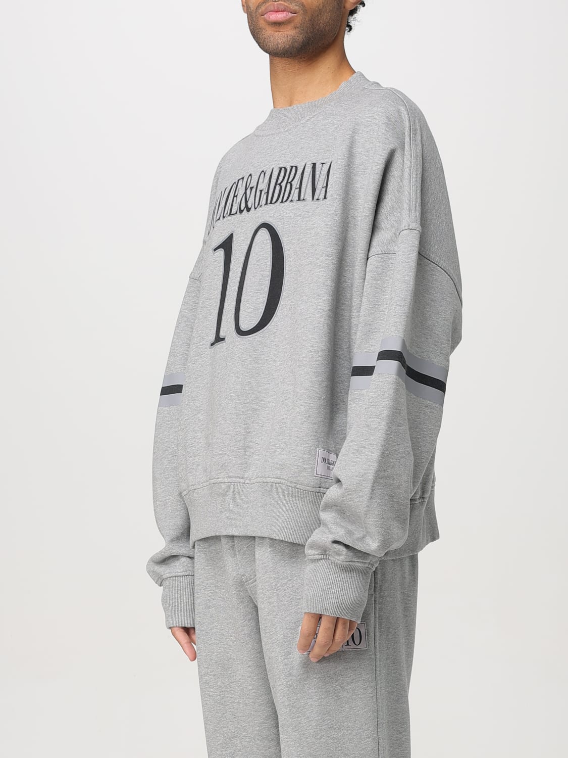 DOLCE & GABBANA SWEATSHIRT: Sweatshirt men Dolce & Gabbana, Grey - Img 4